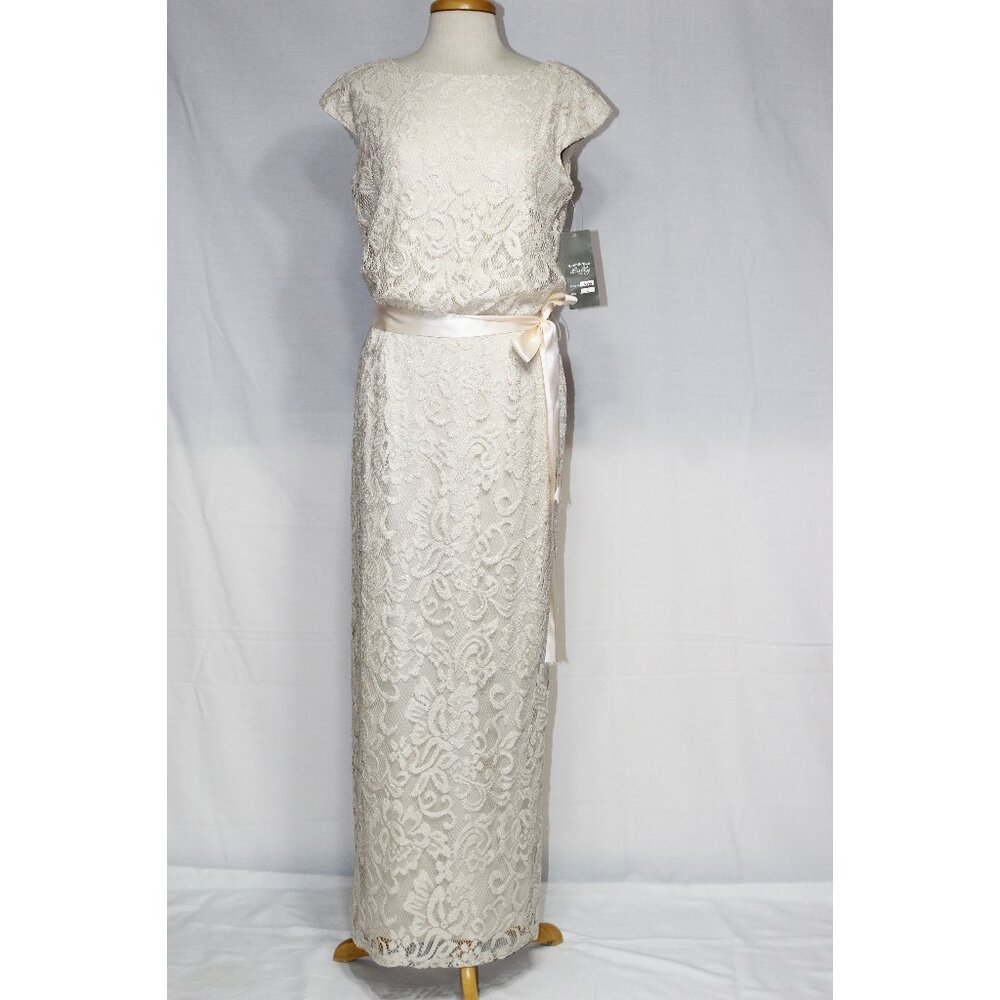 Sally Bridesmaid Dress #8794-All Lace-Sizes L,3X-Champagne Gold-New W/Tags